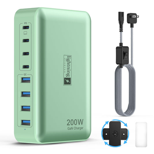 8-Port 200W Fast USB Charger