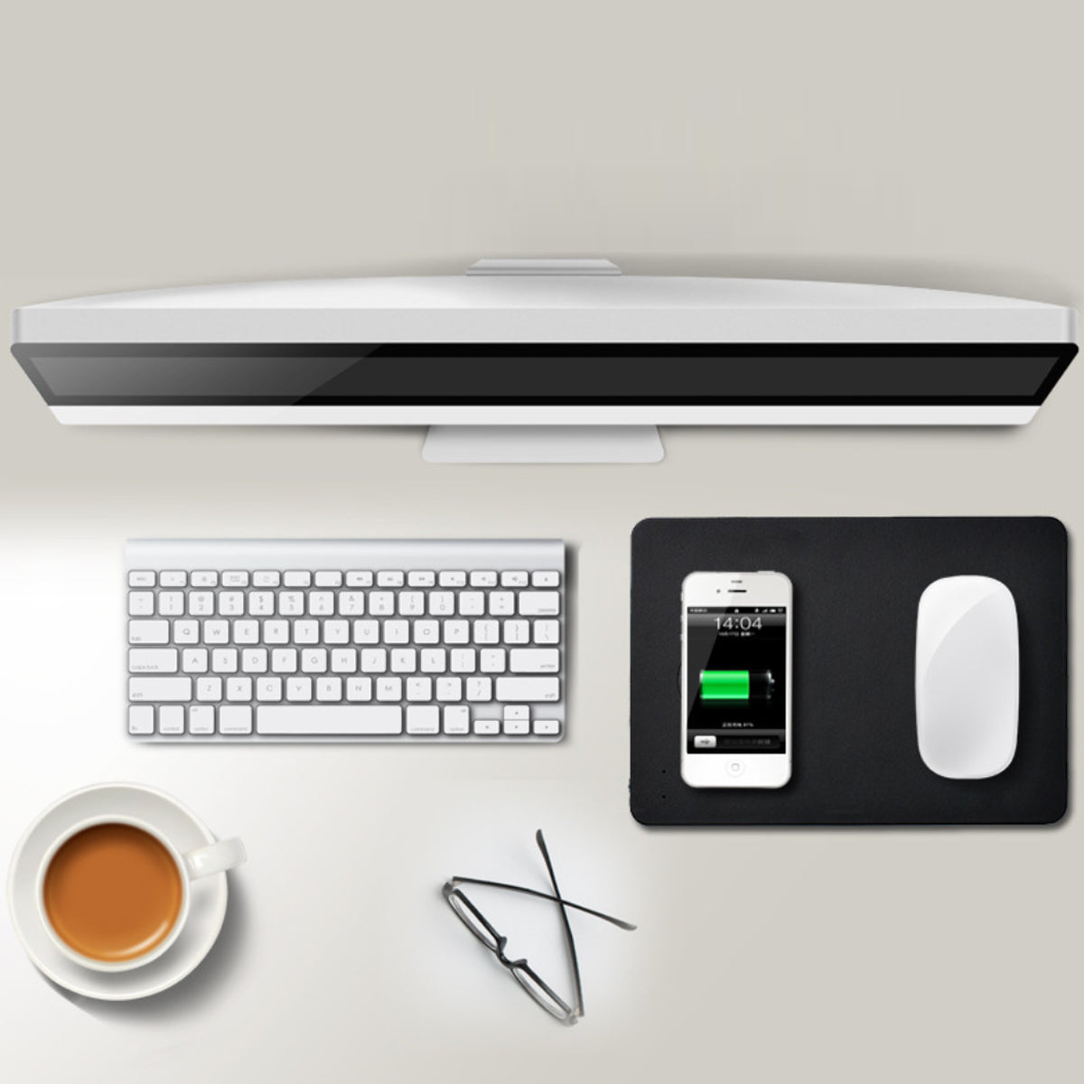 2-in-1 Wireless Charger Mouse Pad
