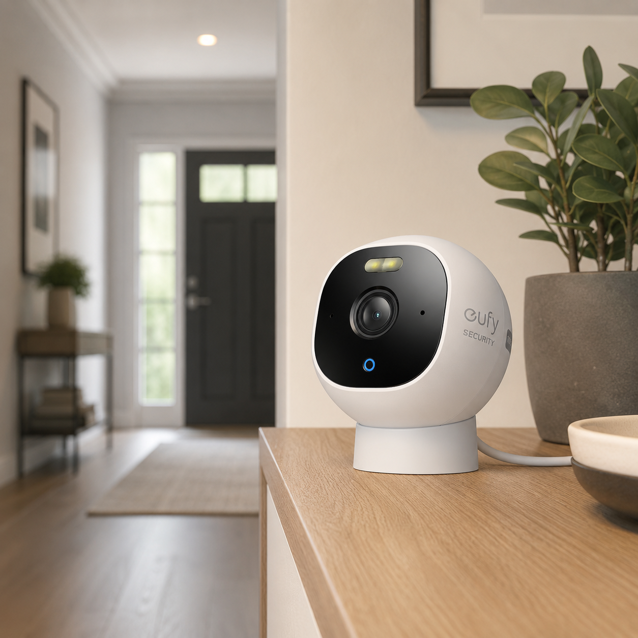 1080p Outdoor Security Camera with Spotlight
