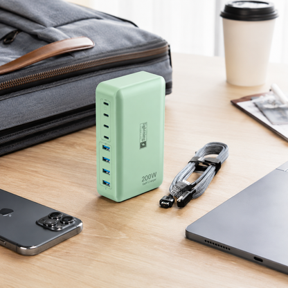 8-Port 200W Fast USB Charger