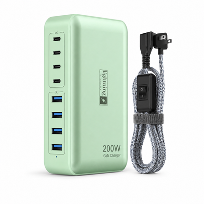 8-Port 200W Fast USB Charger