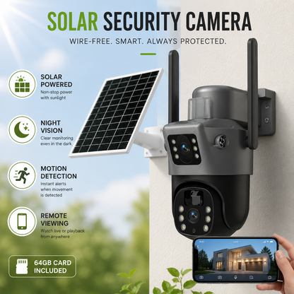 Solar Surveillance Camera